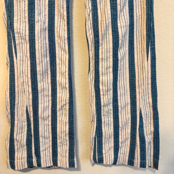 RoXy Oceanside Stripe Flare Pants Size Small - Picture 7 of 10